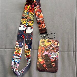 FNAF Five Nights at Freddy’s - Brand New Lanyard with ID card Holder